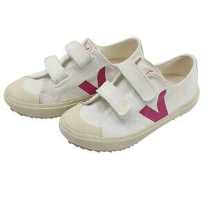 Veja Ollie Canvas White Lotus Sneakers Shoes Girls 12